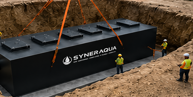 Modular Containerized Wastewater Treatment Plant